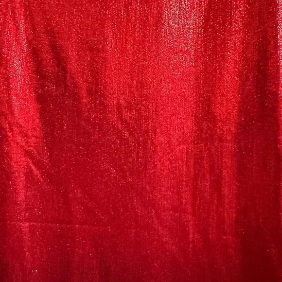 Superdown Tamia asymmetrical mini dress Red size XL Stretchy SEXY Revolve Brand - Picture 7 of 9